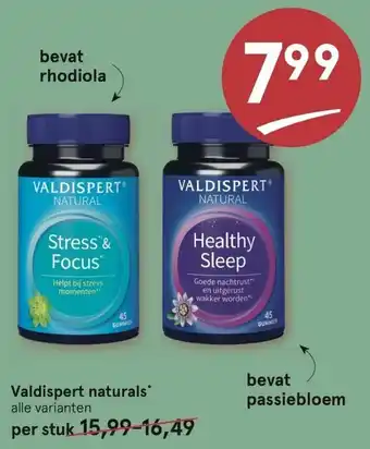 Etos Valdispert naturals aanbieding