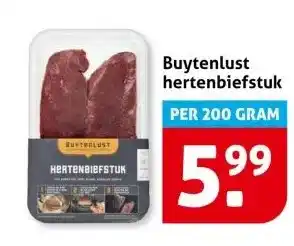 Hoogvliet Buytenlust hertenbiefstuk aanbieding