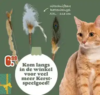 Discus uitschuifbare kattenhengel aanbieding