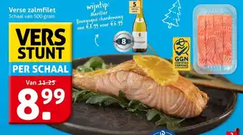 Hoogvliet Verse zalmfilet aanbieding