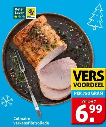 Hoogvliet Culinaire varkensfiletrollade aanbieding