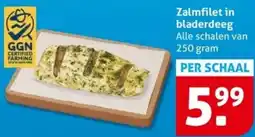 Hoogvliet Zalmfilet in bladerdeeg aanbieding