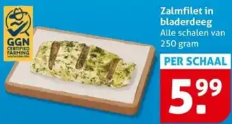 Hoogvliet Zalmfilet in bladerdeeg aanbieding