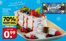 Hoogvliet Viennetta vanille aanbieding