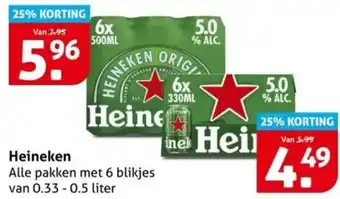 Hoogvliet Heineken aanbieding