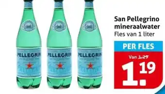 Hoogvliet San Pellegrino mineraalwater aanbieding