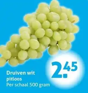 Hoogvliet Druiven wit pitloos aanbieding