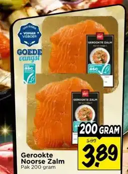Vomar Voordeelmarkt Gerookte Noorse Zalm aanbieding
