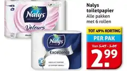 Hoogvliet Nalys toiletpapier aanbieding