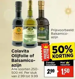 Vomar Voordeelmarkt Colavita Olijfolie of Balsamico-azijn aanbieding