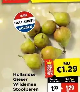 Vomar Voordeelmarkt Hollandse Gieser Wildeman Stoofperen aanbieding
