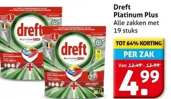 Hoogvliet Dreft Platinum Plus aanbieding