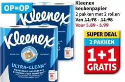 Hoogvliet Kleenex keukenpapier aanbieding