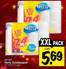 Vomar Voordeelmarkt Perla Toiletpapier aanbieding