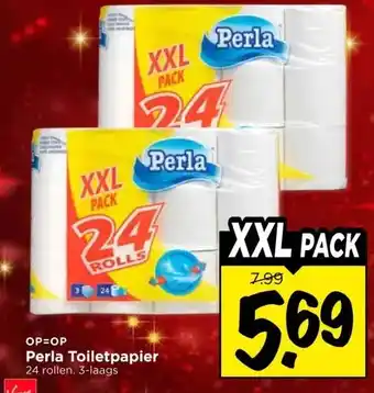 Vomar Voordeelmarkt Perla Toiletpapier aanbieding