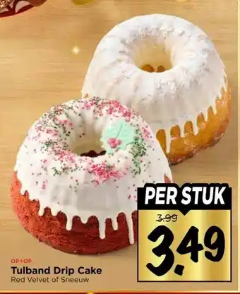 Vomar Voordeelmarkt Tulband Drip Cake aanbieding