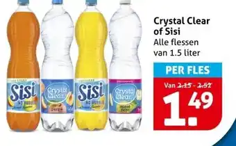 Hoogvliet Crystal Clear of Sisi aanbieding