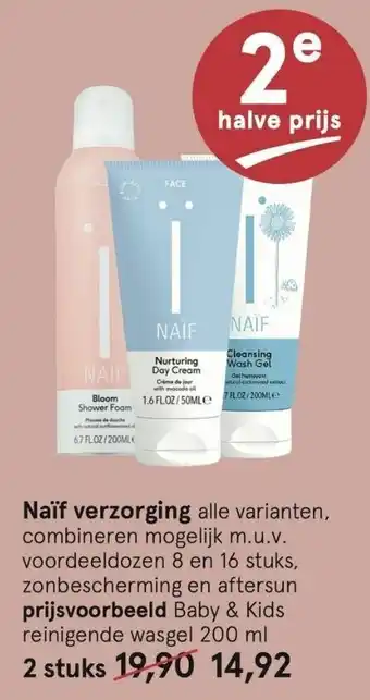 Etos Naif verzorging 200ml aanbieding