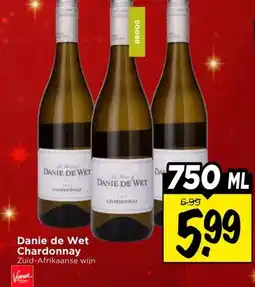 Vomar Voordeelmarkt Danie de Wet Chardonnay aanbieding