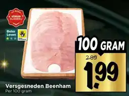 Vomar Voordeelmarkt Versgesneden Beenham aanbieding