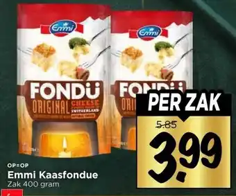 Vomar Voordeelmarkt Emmi Kaasfondue aanbieding