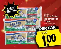 Vomar Voordeelmarkt Echte Boter Roomboter Cups aanbieding