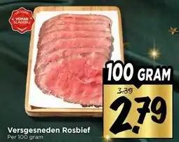 Vomar Voordeelmarkt Versgesneden Rosbief aanbieding