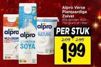 Vomar Voordeelmarkt Alpro Verse Plantaardige Zuivel aanbieding