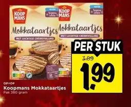 Vomar Voordeelmarkt Koopmans Mokkataartjes aanbieding