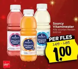 Vomar Voordeelmarkt Sourcy Vitaminwater aanbieding