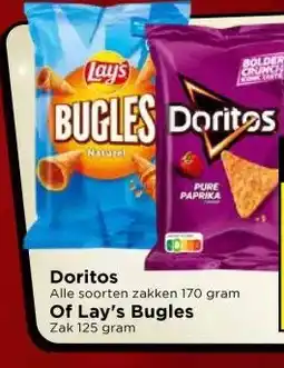 Vomar Voordeelmarkt Doritos Of Lay's Bugles aanbieding
