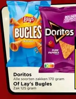 Vomar Voordeelmarkt Doritos Of Lay's Bugles aanbieding