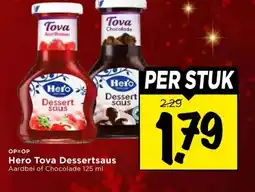 Vomar Voordeelmarkt Hero Tova Dessertsaus aanbieding