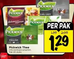Vomar Voordeelmarkt Pickwick Thee aanbieding