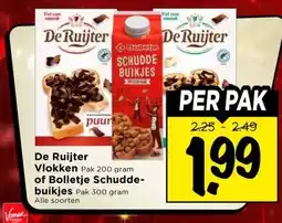Vomar Voordeelmarkt De Ruijter Vlokken of Bolletje Schudde- buikjes aanbieding