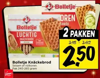 Vomar Voordeelmarkt Bolletje Knäckebrod aanbieding