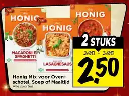 Vomar Voordeelmarkt Honig Mix voor Oven- schotel, Soep of Maaltijd aanbieding