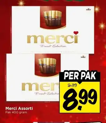 Vomar Voordeelmarkt Merci Assorti aanbieding