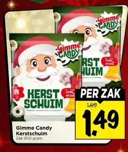 Vomar Voordeelmarkt Gimme Candy Kerstschuim aanbieding