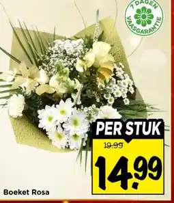 Vomar Voordeelmarkt Boeket Rosa aanbieding