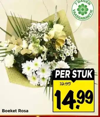 Vomar Voordeelmarkt Boeket Rosa aanbieding