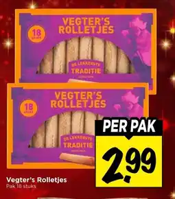 Vomar Voordeelmarkt Vegter's Rolletjes aanbieding