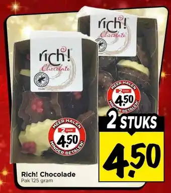 Vomar Voordeelmarkt Rich! Chocolade aanbieding
