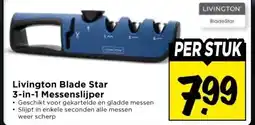 Vomar Voordeelmarkt Livington Blade Star 3-in-1 Messenslijper aanbieding