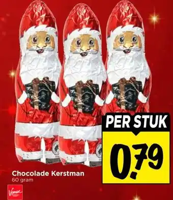 Vomar Voordeelmarkt Chocolade Kerstman aanbieding