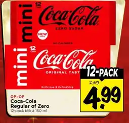 Vomar Voordeelmarkt Coca-Cola Regular of Zero aanbieding