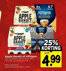 Vomar Voordeelmarkt Apple Bandit of Affligem aanbieding
