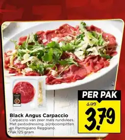 Vomar Voordeelmarkt Black Angus Carpaccio Carpaccio aanbieding