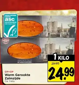 Vomar Voordeelmarkt Warm Gerookte Zalmzijde aanbieding