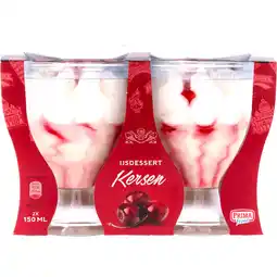 Dekamarkt Primafrost Italiaans ijsdessert kersen 2 st aanbieding